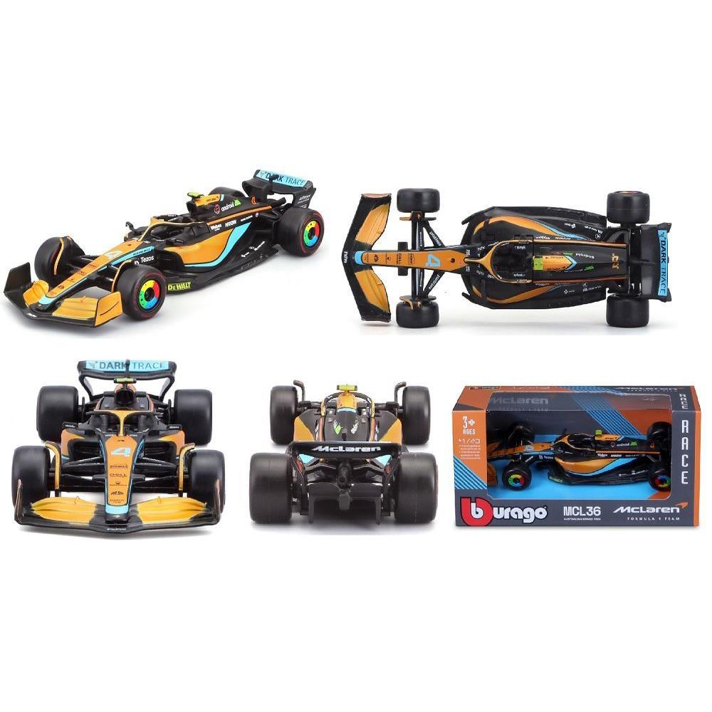 Bburago F1 Modellautos ohne Helm 1/43 assortiert