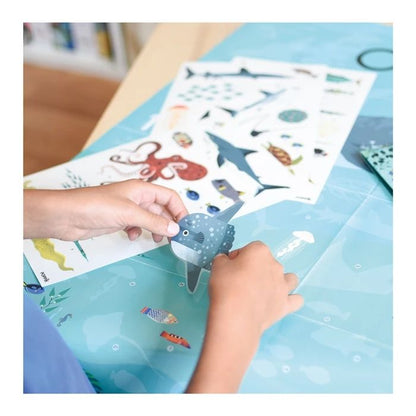 Poppik Sticker Learning Poster Ocean