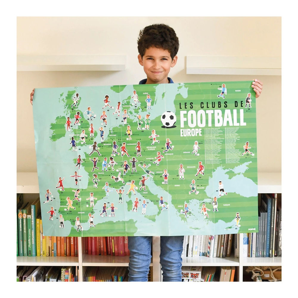 Sticker Lernposter Fussball-Clubs