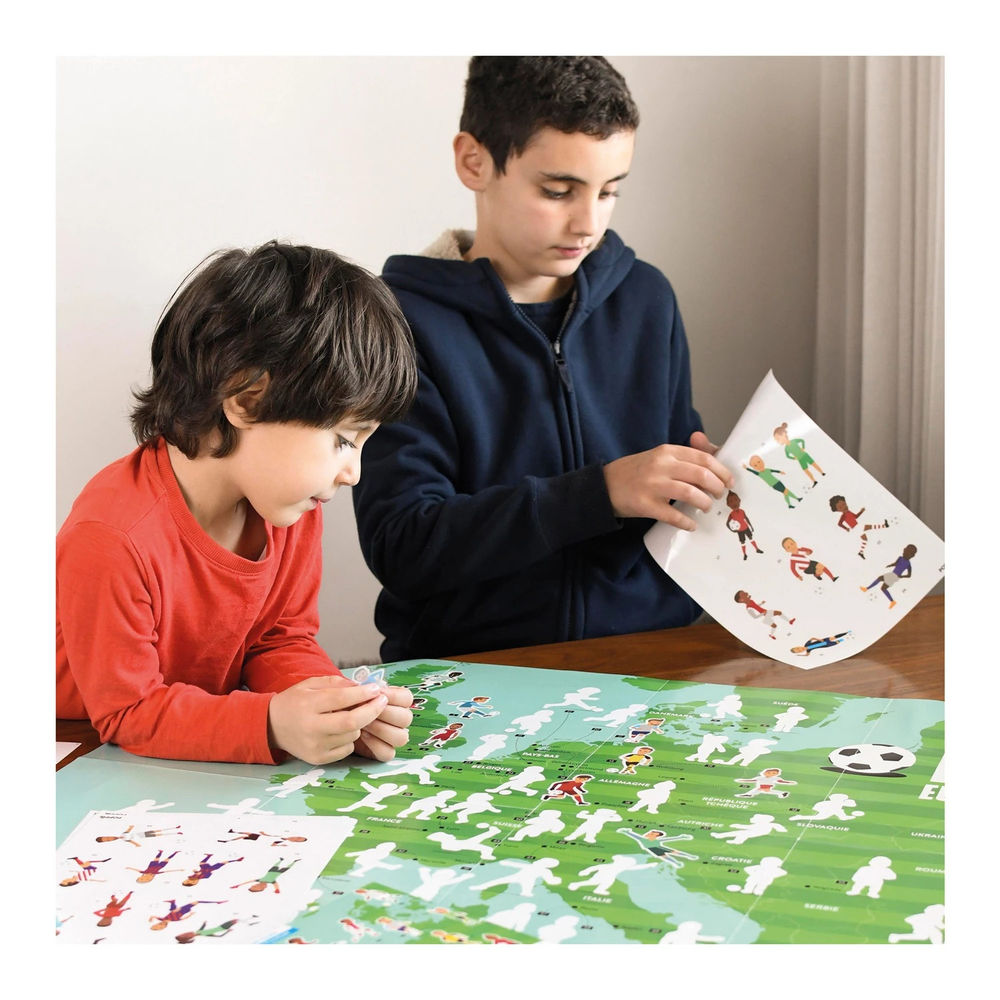 Sticker Lernposter Fussball-Clubs