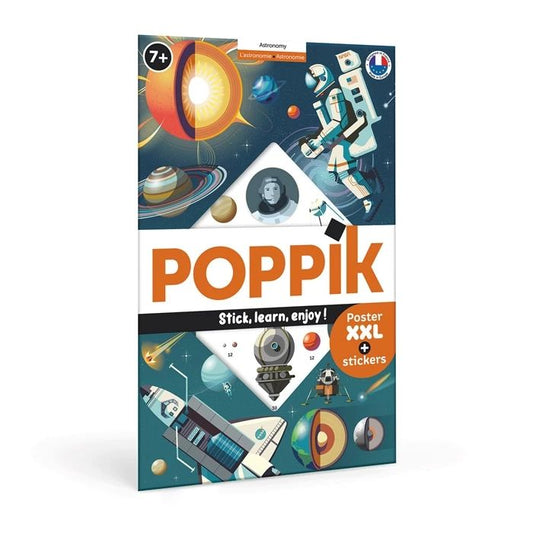 Poppik Sticker Learning Poster Astronomy