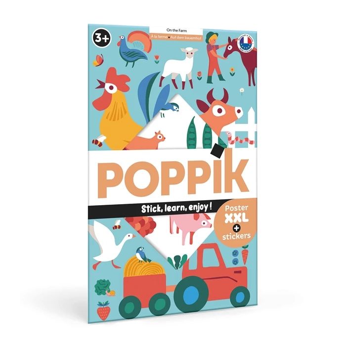 Poppik Sticker Learning Poster Farm