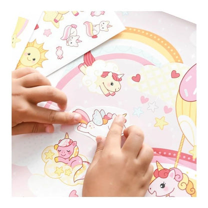 Poppik Sticker Creative Poster Unicorns