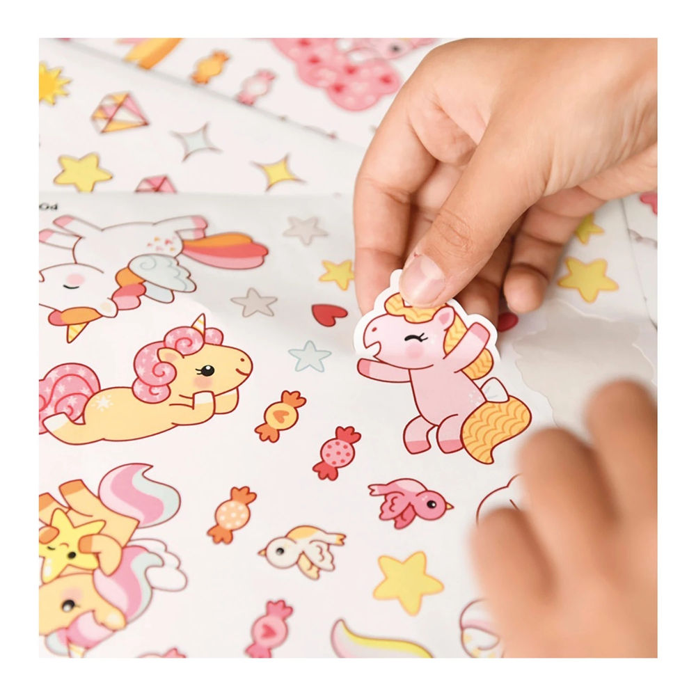 Poppik Sticker Creative Poster Unicorns