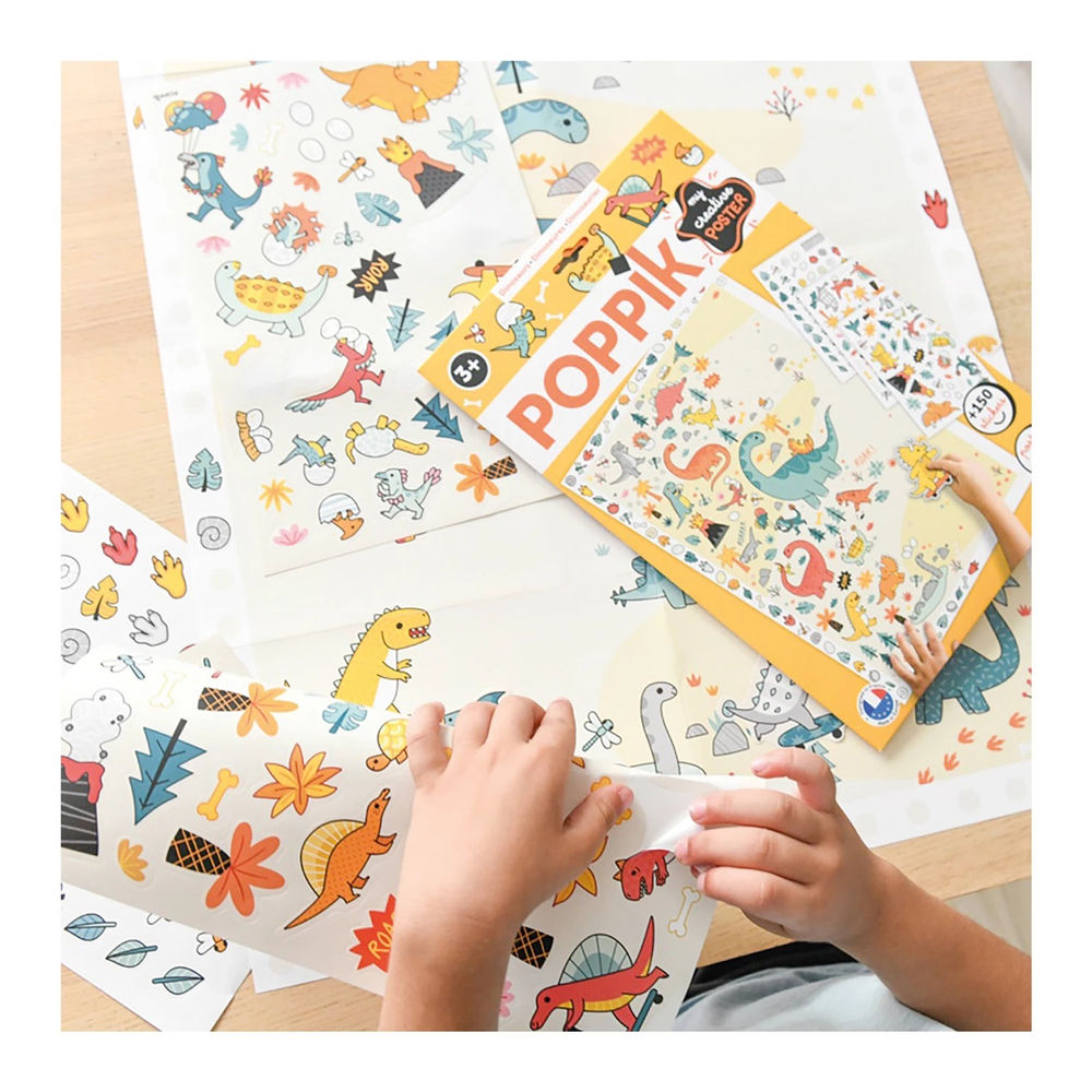 Sticker Kreativ Poster Dinosaurier