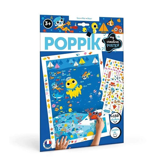 Poppik Sticker Creative Poster Sea