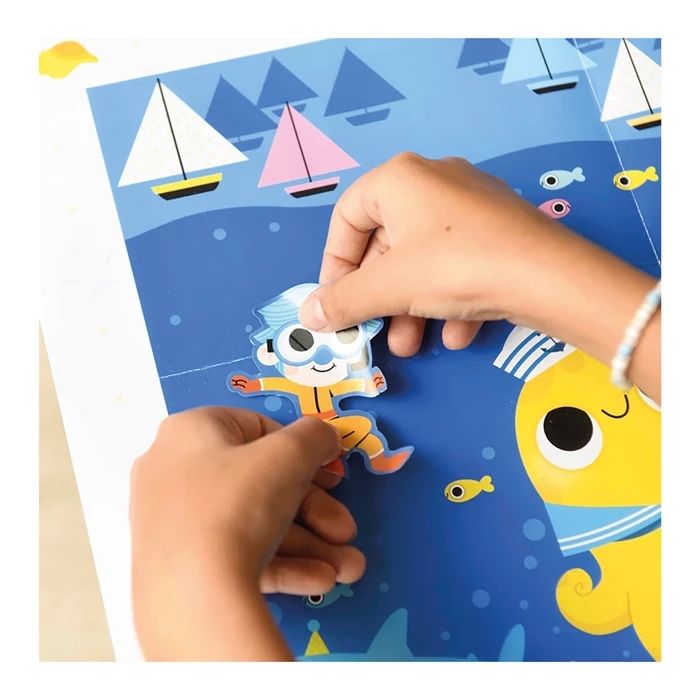 Poppik Sticker Creative Poster Sea