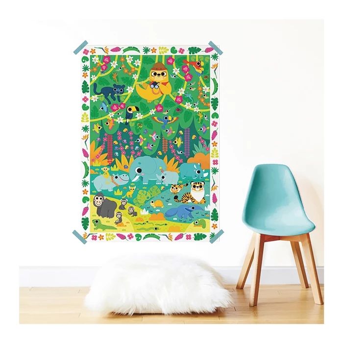 Poppik Sticker Creative Poster Jungle