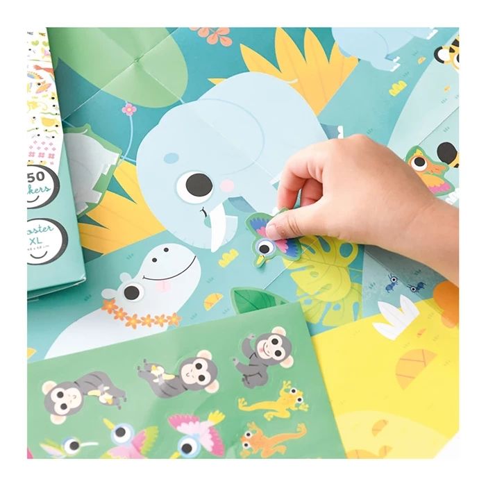 Poppik Sticker Creative Poster Jungle