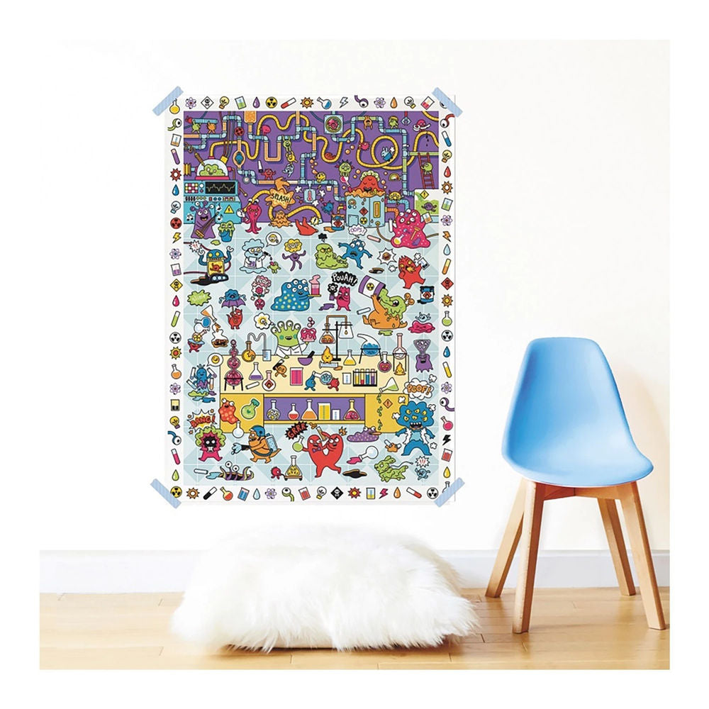 Sticker Kreativ Poster Verrücktes Labor