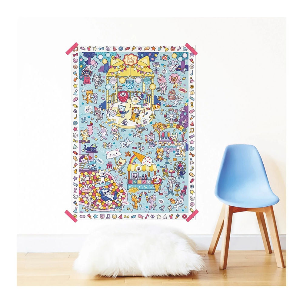 Sticker Kreativ Poster Party