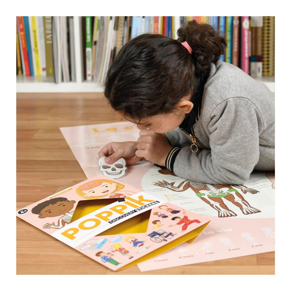 Sticker Lernposter Menschlicher Körper