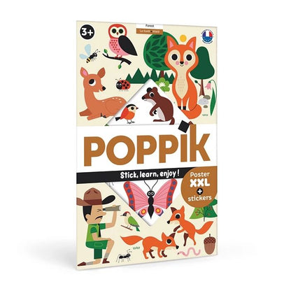 Poppik Sticker Learning Poster Forest