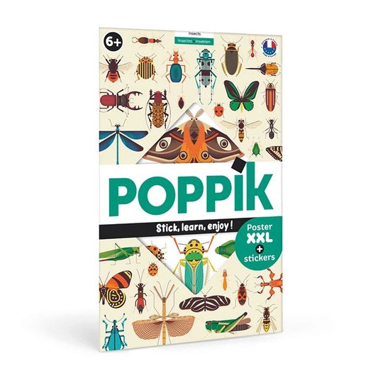 Poppik Sticker Lernposter Insekten