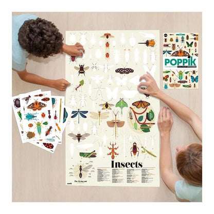 Poppik Sticker Learning Poster Insects