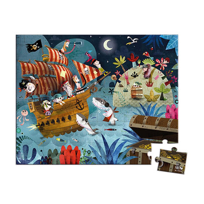 Janod Puzzle Treasure Hunt Pirates