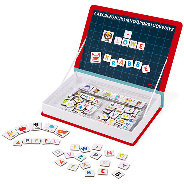 Janod Magnetic Book Alphabet, 112 letters