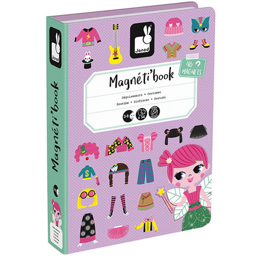 Janod Magnetic Book Costumes for Girls