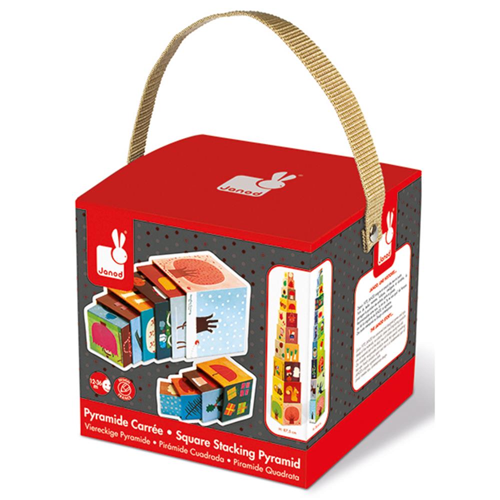 Janod Pyramide viereckig - 4 Jahreszeiten