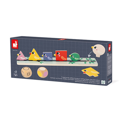 Janod educational game sorting shapes