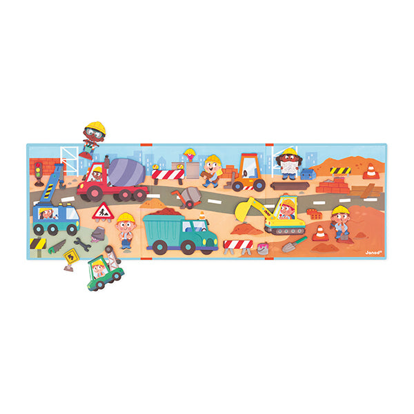 Janod Magnetistories Baustelle