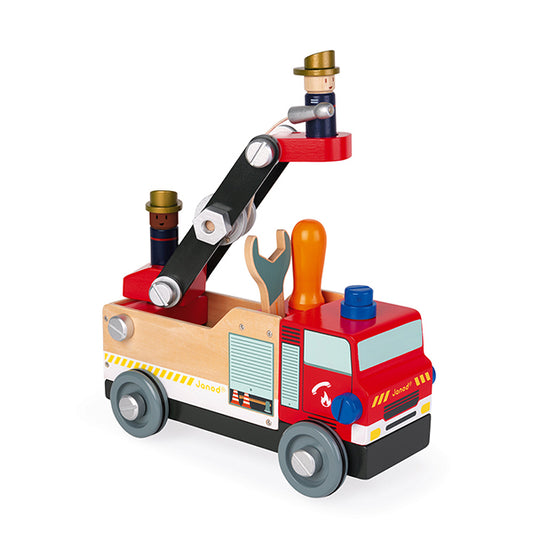 Camion de pompier Janod Brico'Kids