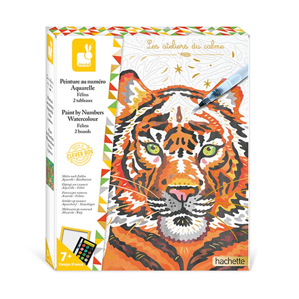 Janod Paint by Numbers Big Cats