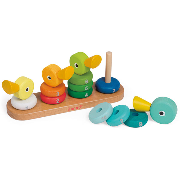 Janod stacking game duck family
