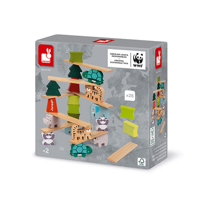 Janod WWF Stapelspiel Tiere und Bäume