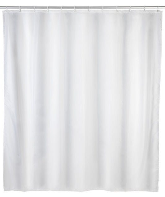Wenko shower curtain PEVA Uni white