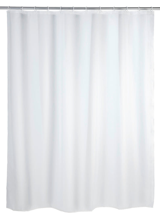 Wenko shower curtain PEVA Uni white