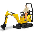Bruder JCB Mikrobagger 8010 CTS & Bauarbeiter – Produktbild 1