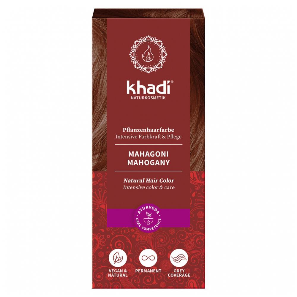 khadi herbal hair colour mahogany, 100 g
