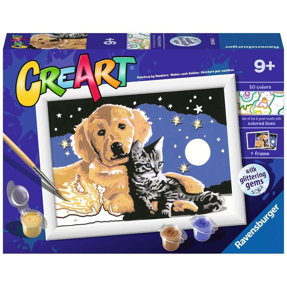 Ravensburger CreArt - Painting by Numbers - Stargazing Sweetness