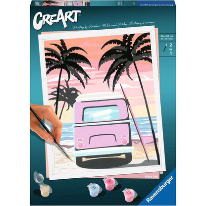 Ravensburger CreArt - Paint by Numbers - Beach Life