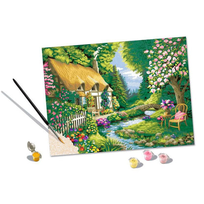 Ravensburger CreArt - Painting by Numbers - River Cottage
