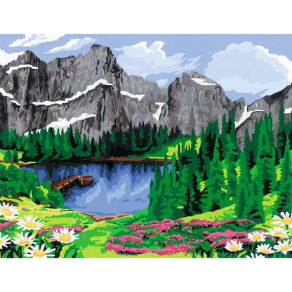Ravensburger CreArt - Painting by Numbers - Mountain View