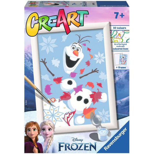 Ravensburger CreArt - Paint by Numbers - Cheerful Olaf