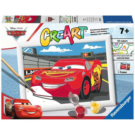 Ravensburger CreArt - Painting by Numbers - Lightning McQueen