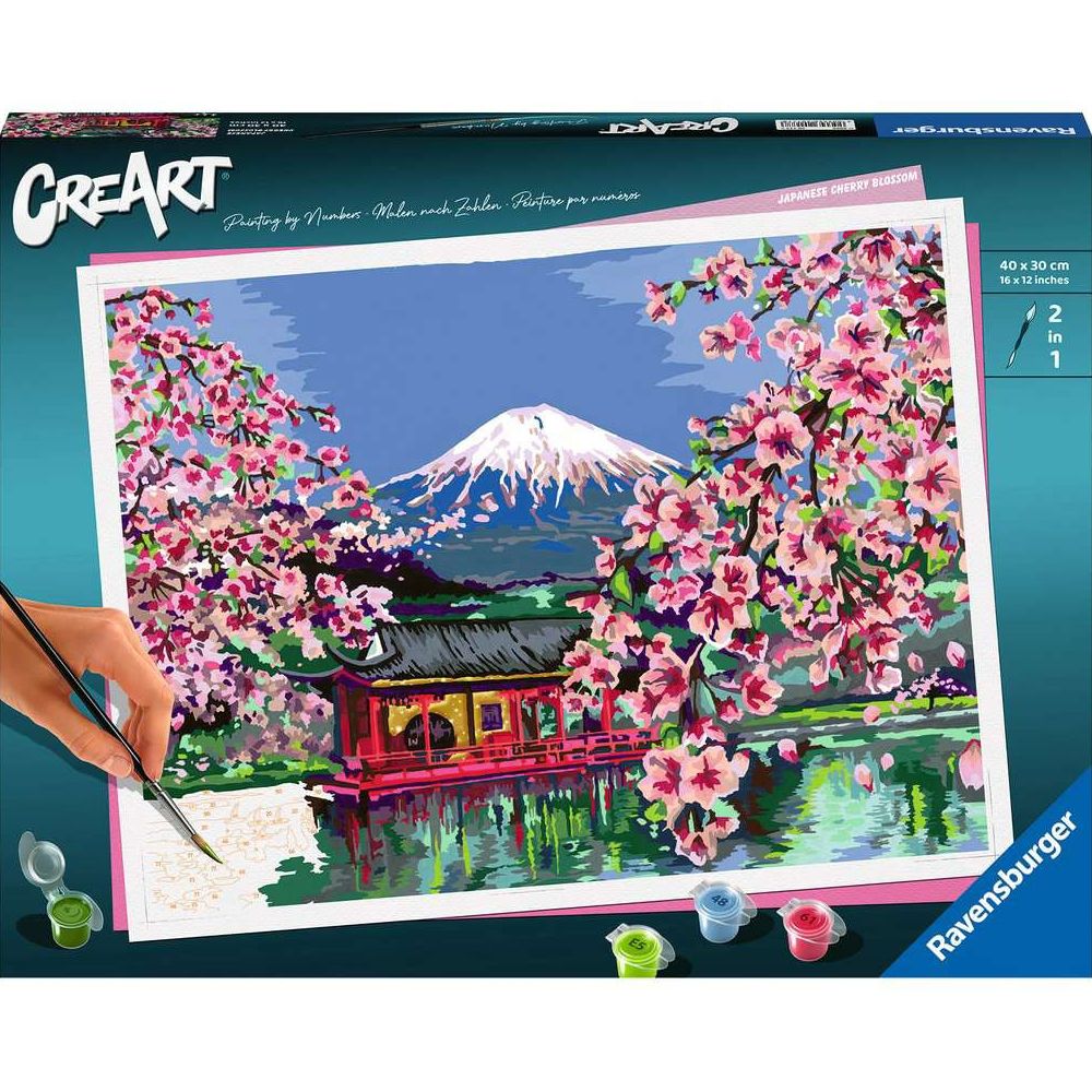 Ravensburger CreArt - Malen nach Zahlen - Japanese Cherry Blossom