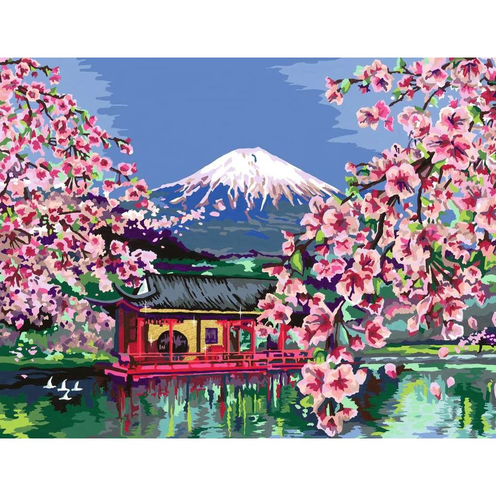 Ravensburger CreArt - Peinture par numéros - Fleur de cerisier japonais