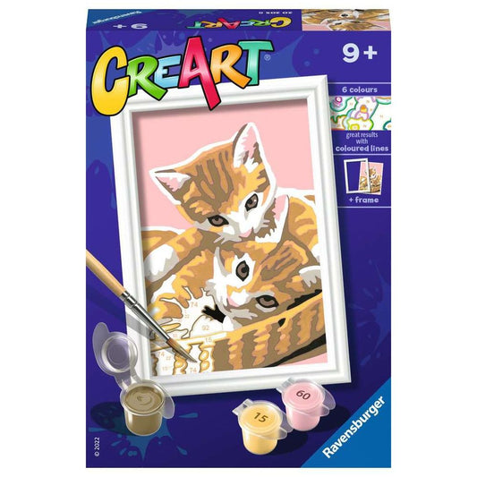 Ravensburger CreArt - Paint by Numbers - Cute Kittens