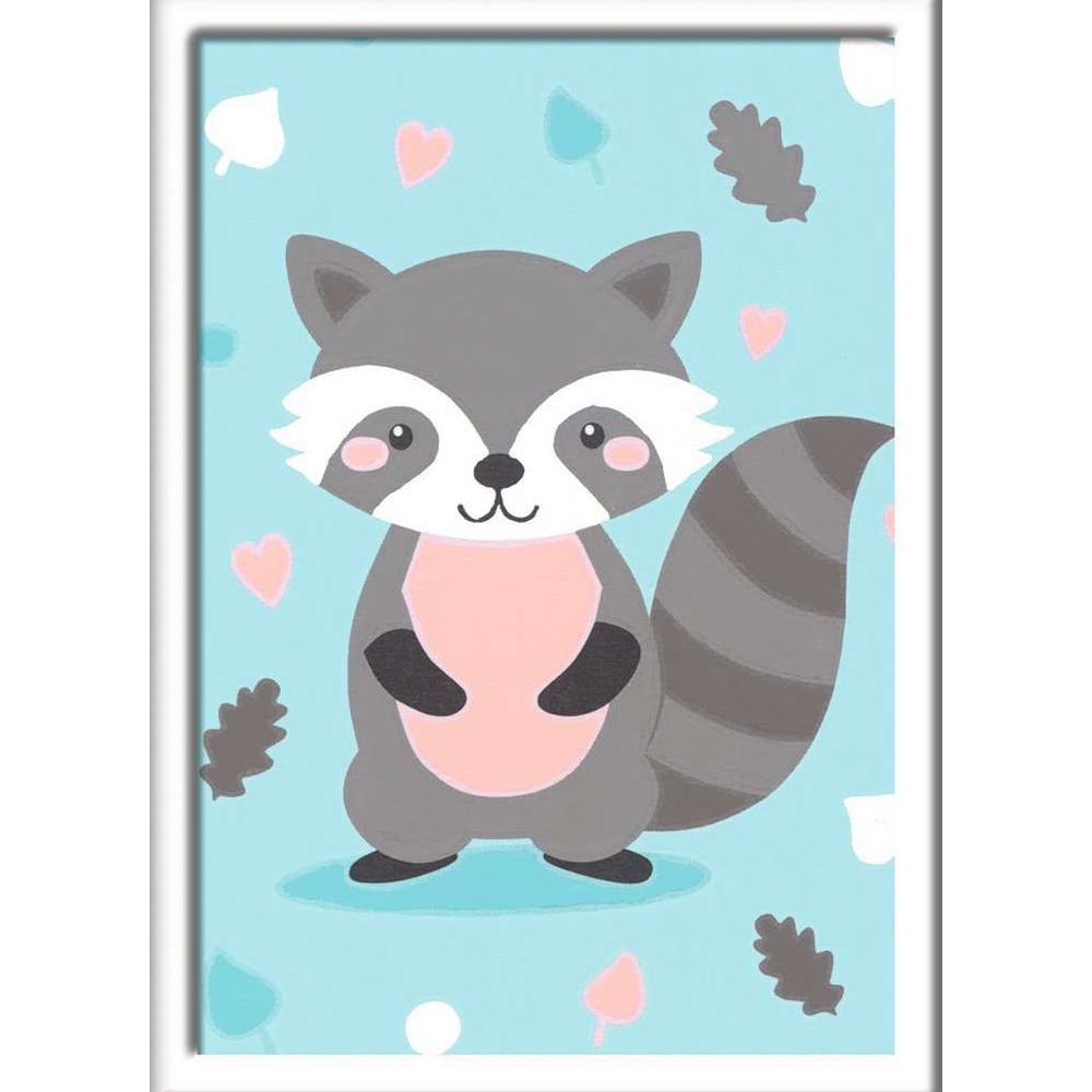 Ravensburger CreArt - Paint by Numbers - Cute Racoon