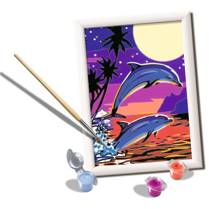 Ravensburger CreArt - Paint by Numbers - Dolphin Adventures