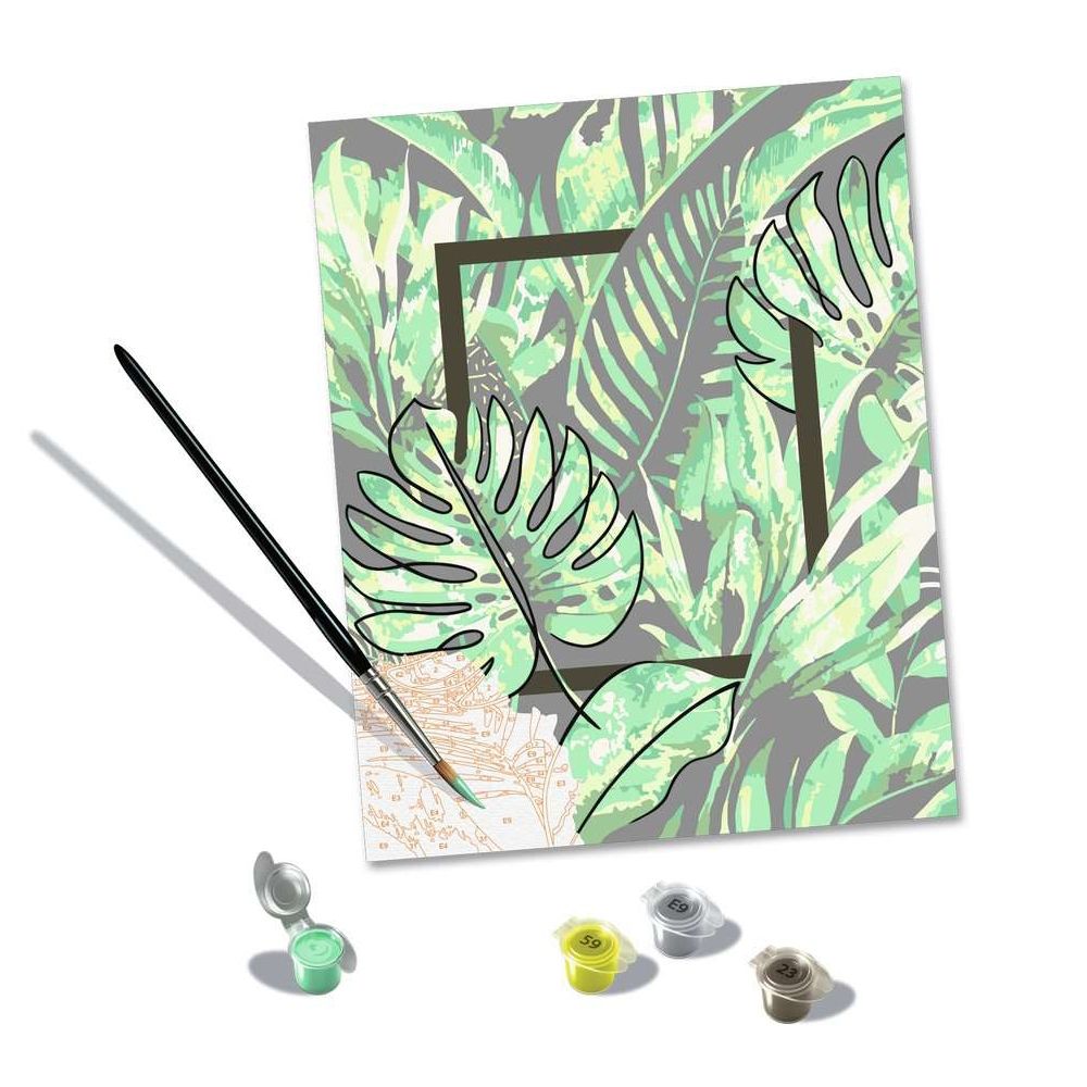 Ravensburger CreArt - Painting by Numbers - Calming Leaves