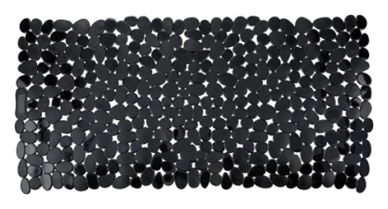 Wenko tapis de bain Paradise noir, 71x36 cm