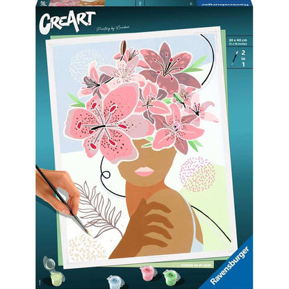 Ravensburger CreArt - Painting by Numbers - Flowers on my Mind