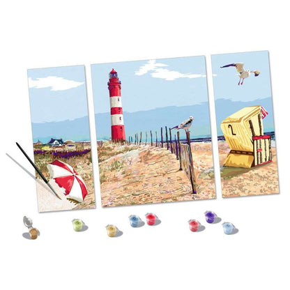 Ravensburger CreArt - Painting by Numbers - Beside the Seaside