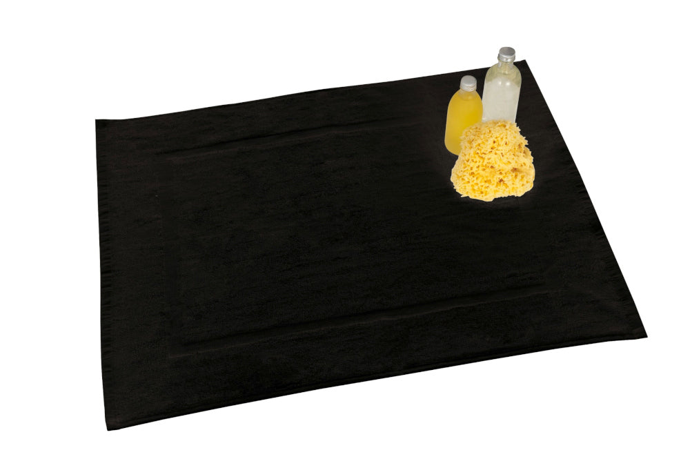 Wenko terry cloth mat, Paradise 50x70cm black