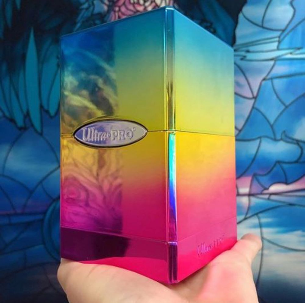 Ultra Pro Deck Box Rainbow Satin Tower